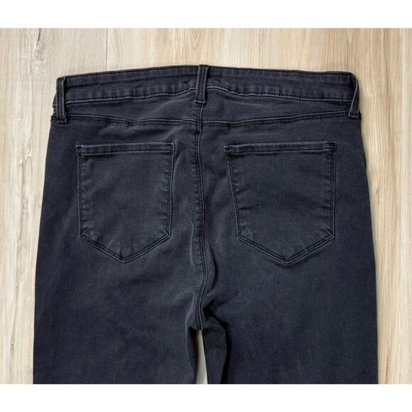 L’Agence Margot Skinny Jeans Dark Graphite Black Grey Stretch $270 Size 30 x26L - Picture 9 of 16